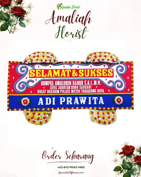 Papan Bunga Ucapan Selamat Cimulya